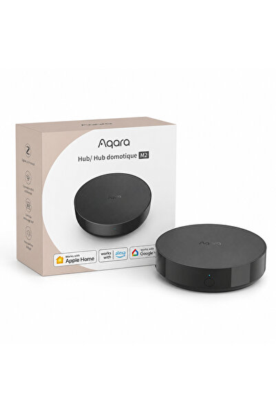 Aqara Хъб M2 Шлюз за умен дом, Zigbee 3.0, Matter Bridge, Ethernet, IR Blaste...