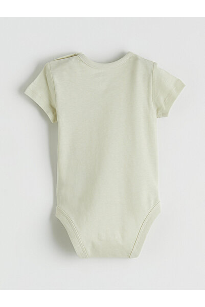 LC Waikiki Printed Baby Boy Snap-On Bodysuit