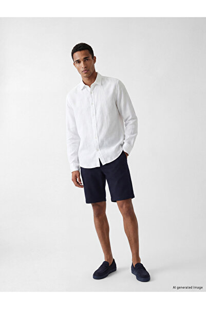 LC Waikiki Regular Fit 100% Linen Men's Shirt