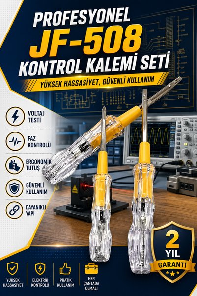 Faz Kontrol Kalemi Elektrik Test ve Ölçüm Cihazı