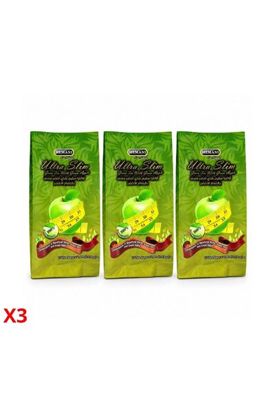 HERB AND OIL Green Tea with Apple Tea Set Three Pack