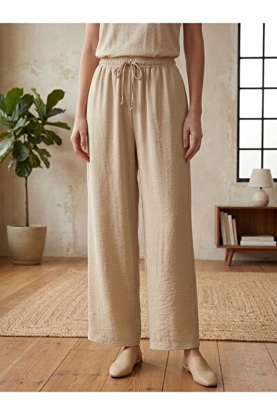 modayaselam Elastic Waist Oversize Ayrobin Trousers
