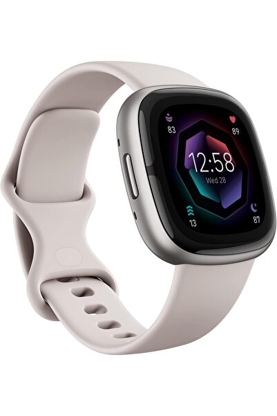 Fitbit ساعة ذكية سينس 2 للصحة واللياقة البدنية، مع نظام تحديد المواقع العالمي...