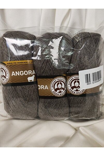 Ören Bayan Angora Mink Hand Knitting Yarn (3 Pieces) - Color: 014