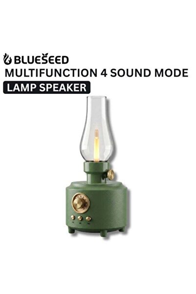 blueseed BS-606 Lamp Bluetooth Speaker, 5W Wireless, Dimmable 1500K Flame LED...