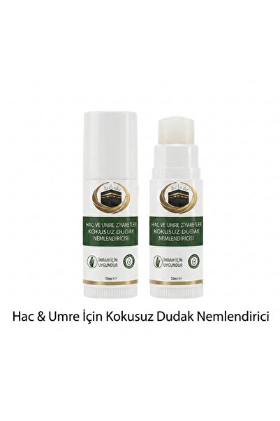 Hac&UmreSetim Hac ve Umre İçin Seyahat Boy Kokusuz Dudak Nemlendirici