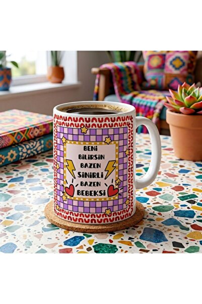 Mood Maker Design Beni Bilirsin Bazen Sinirli Bazen Bebeksi Özel Tasarım Pors...