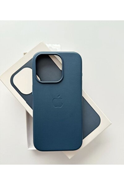 Lunex Case iPhone 14 Pro Magsafe Animasyonlu Deri Lansman Leather Kılıf