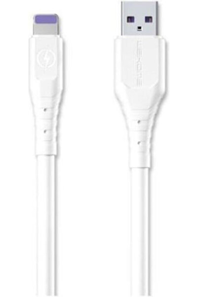 WK WDC-152 Καλώδιο USB-A σε Lightning Λευκό 2μ