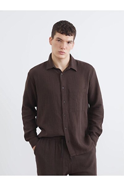 LC Waikiki Regular Fit Muslin Men's Shirt (S6)