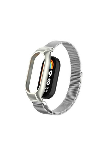 OEM Λουράκι από ανοξείδωτο ατσάλι, ασημί (Xiaomi Mi Band 3, Xiaomi Mi Band 4)