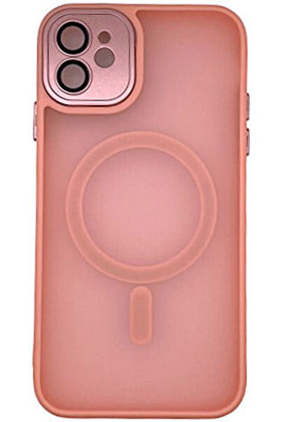 OEM Υβριδική Πίσω Θήκη Σιλικόνης Ροζ (iPhone 11) Κωδικός: IP11MAGLENSPINK