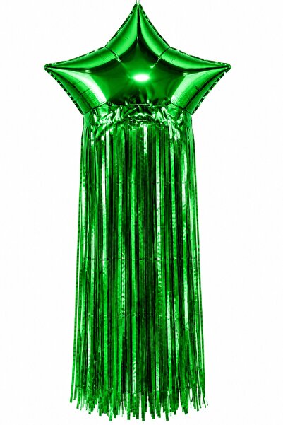 Bkmc Yıldız Folyo Sarkıt Parti Süsü 110 cm | Gold, Gümüş, Mor, Kırmızı, Yeşil...