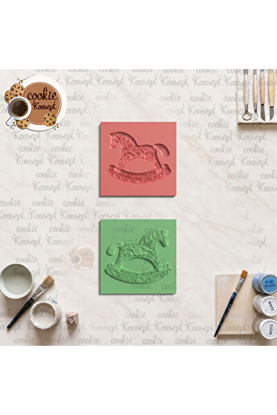 CookieKonsept Carousel Ceramic Mold # 2 Relief Embossing 12cm |   Compatible ...