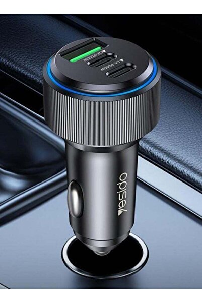 Yesido Y50 Super Fast Charging USB 3.0 USB-C Dual Car Charger