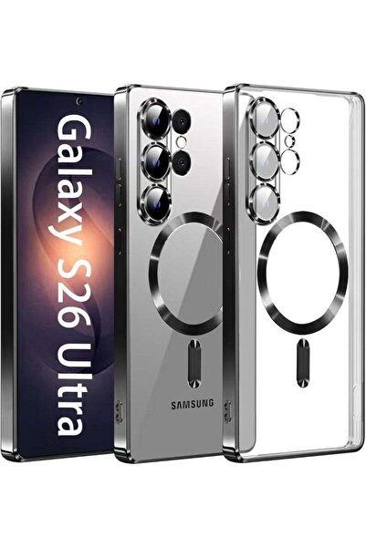 ELTRAZONE Samsung Galaxy S26 Ultra Transparent Electroplated Magnetic Cover, ...