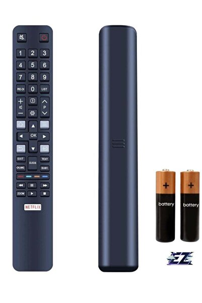 ELTRAZONE جهاز تحكم عن بعد بديل RC802N YUI2 لتلفزيونات Thomson TCL LED