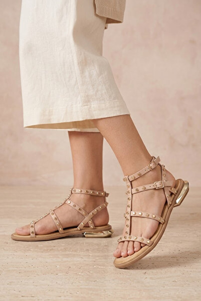 Ewoll Solly Ewol 4042 Beige Women's Sandals