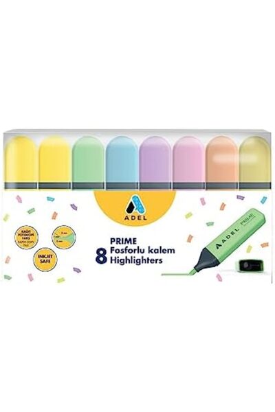 Yıldızan مجموعة أقلام التظليل من ZG Store Prime مكونة من 8 قطع 1053162