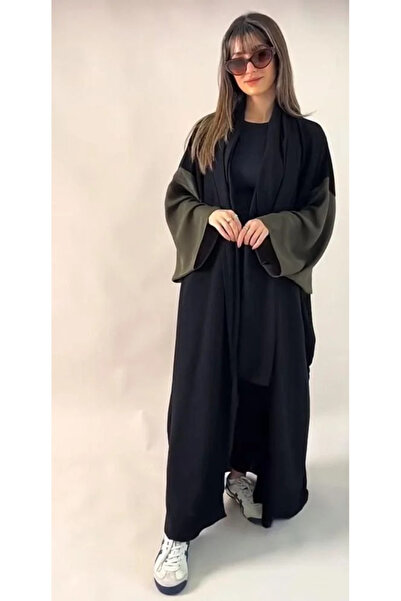 Abay-ti Abaya with a Cowl-Neck Design and Hidden Tuck. Free of Charge.