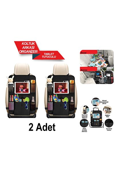 OTO MOTTO Araç Koltuk Arkası Organizer Tablet Telefon Tutucu Araba İçi Düzenl...