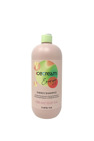 OEM Inebrya, Ice Cream Energy, Șampon de păr, Energizant, 1000 ml