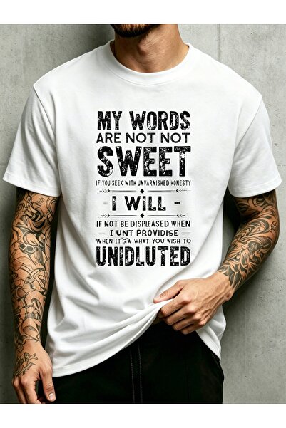 STITCHLY تي شيرت رجالي بتصميم جرافيك مطبوع، فضفاض، 100% قطن، عصري ومتعدد الاس...