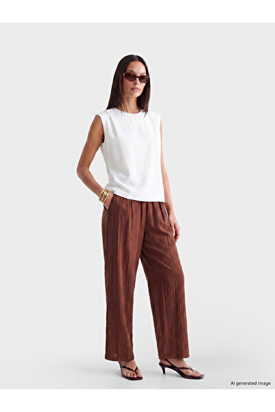 LC Waikiki I Beli Corded Textured Women's Trousers from Freezen Store