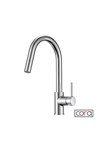 Cora Βρύση Κουζίνας Χρωμέ 63360-100