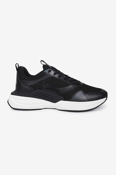 Campus Men BALLET Cloud Cushion Lace-Up Running Shoes-Black