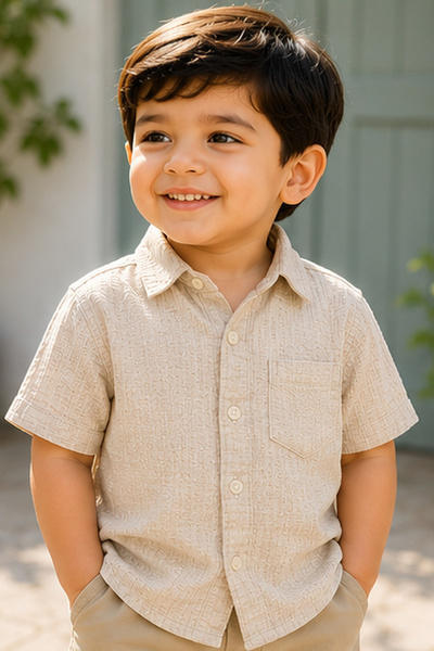 MARCO DONATELI Boys Shirt Short Sleeve