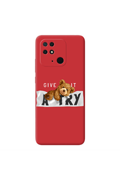 Other Xiaomi Redmi 10C Give me Red Colored Silicone TPU Θήκη