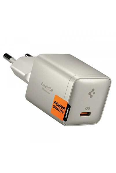 Spigen Incarcator Retea EE301EU Essential, 30W, 3A, 1 x USB-C, Gri Titan ACH1...