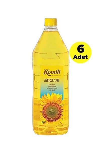 Komili Ayçiçek Yağı 2 Lt Pet * 6 adet
