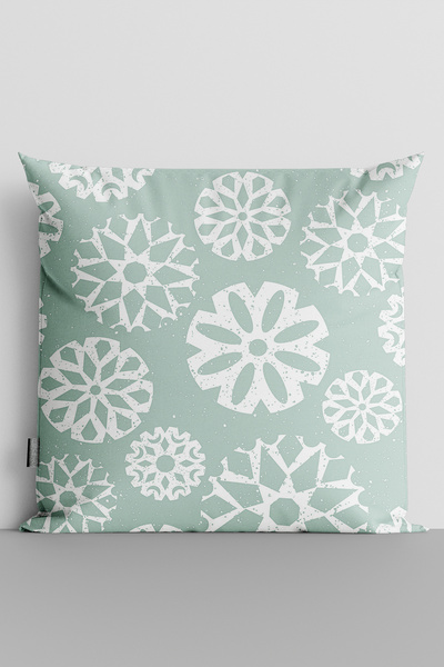 TicaretJet White Wheels Double Sided Digital Printed Pillow Throw Pillow Cove...
