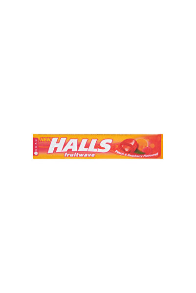 halls Bomboane cu umplutura de piersici si zmeura, 45g