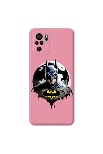 Other Xiaomi Redmi Note 10S Batman 3 Pink Colored Silicone TPU Θήκη