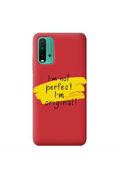 Other Xiaomi Poco M3 I m not perfect Red Colored Silicone TPU Θήκη