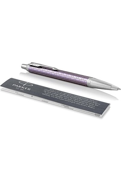 Parker IM Ballpoint Pen, Luxury Dark Purple and Chrome with Medium Point Blac...
