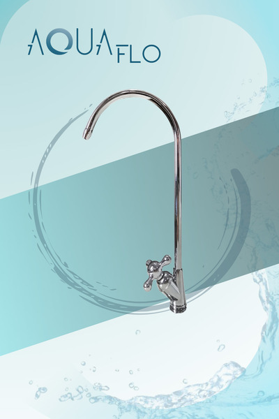 AQUAFLO Su Arıtma Musluğu - Su Arıtma Cihazı İçin Aç Kapa Yıldız Musluk