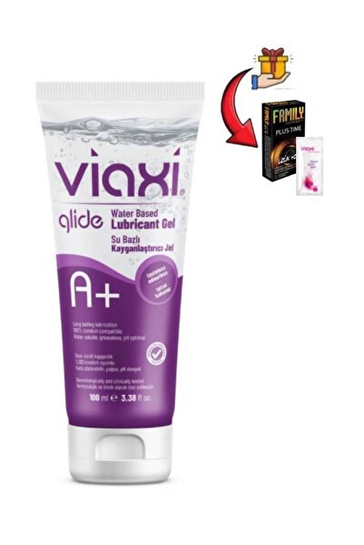 Viaxi Glide A+ Kayganlaştırıcı Anl Jel 100 ml+12'li Geciktiricili Uzun Yol Pr...