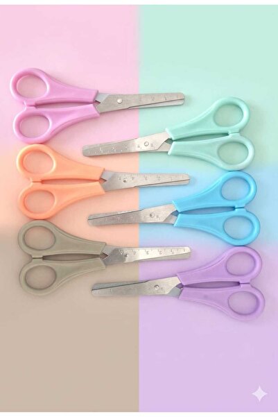 BATS Student Type Ruler Stainless Steel Scissors 6 Pieces (Ks-102)