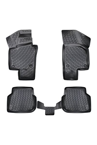 Umbrella Set de covorașe auto din cauciuc tip tavă pentru VW Jetta VI (A6) 20...