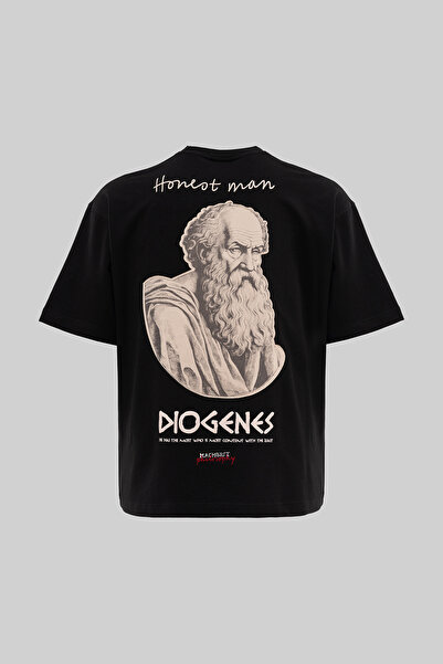 Machinist Muška majica kratkih rukava Diogenes Design, oversize, crna