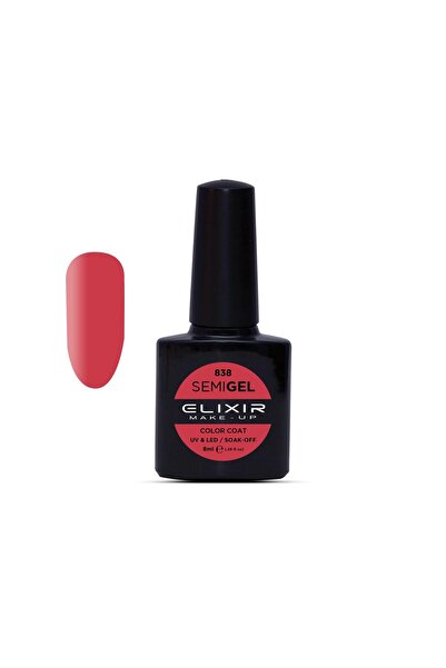 Elixir SEMI GEL (ΗΜΙΜΟΝΙΜΟ ΒΕΡΝΙΚΙ) - 838 (SHIMMERING BLUSH) 8ML