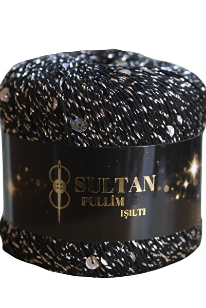 Sultan PULLİM IŞILTI - PULLU SİMLİ İP ŞAÇ BANDANA ÖRGÜ İPİ 1101 / 2 ADET