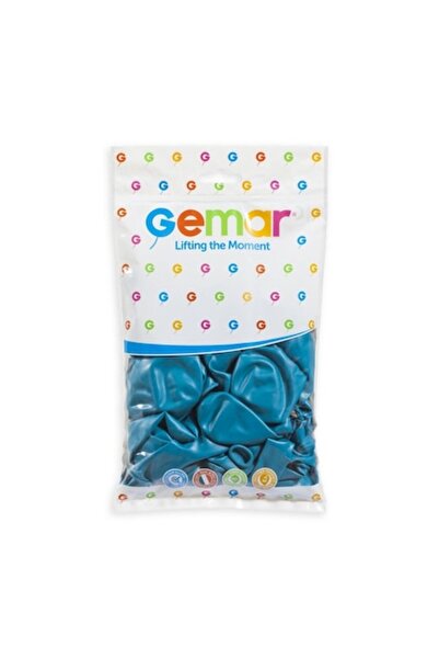 Gemar Set of 100 latex balloons, G 120, Turquoise