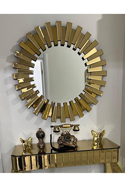 efe ayna dekor 65 cm Piyano Model Ayna , (Salon ,antre , ofis vb için şık ayn...