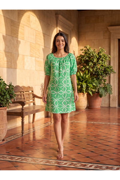 Finelook Women Cotton off-Shoulder Dress