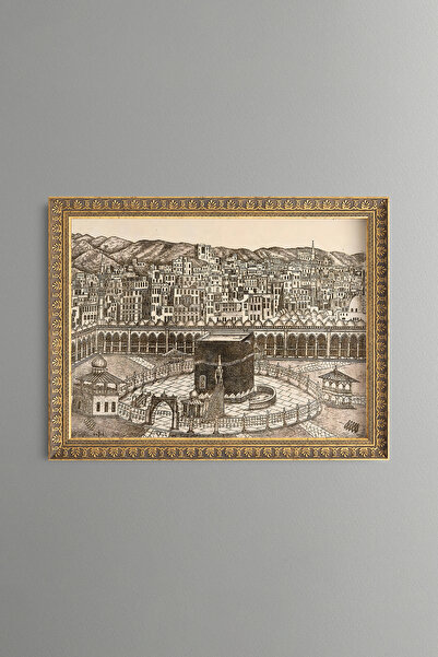 epiqart Kabe Drawing - Vintage Patterned Painting - Fine Model
